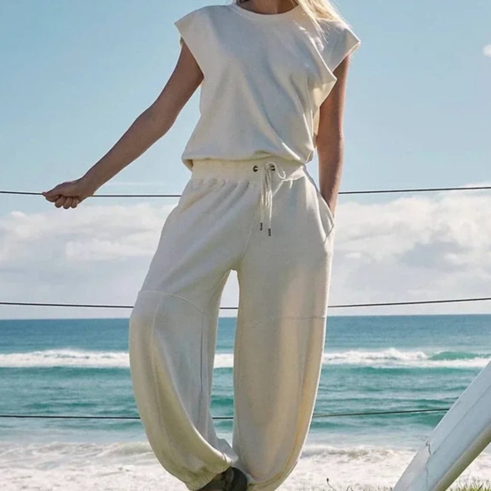 NEW Free People Movement Throw and Go Onesie Sweatshirt Jumpsuit